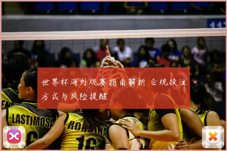 世界杯海外观赛指南解析 合规投注方式与风险提醒